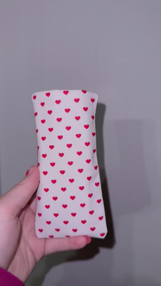 Heart glasses sleeve